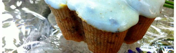 Lavender/Rosemary cupcakes
